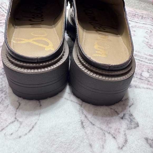 Sam Edelman Lennon Mule Loafers Lug Sole Brown Academia Punk Slip-On Sz 6.5 - Picture 5 of 6